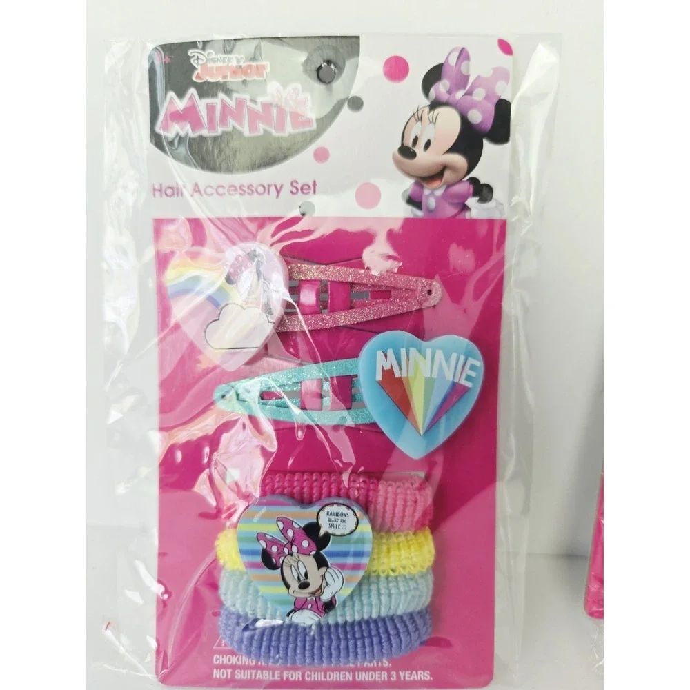 Disney Junior Girls shirt lot of 3 NWT sz 6x Minnie Mouse Daisy+ hair bow‎